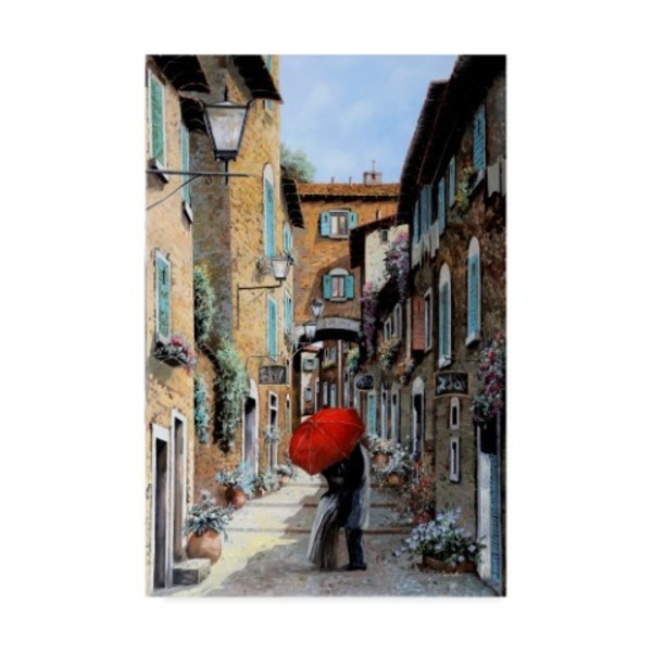 Trademark Fine Art Guido Borelli 'Baci nel Vicolo' Canvas Art, 22x32 ALI34224-C2232GG